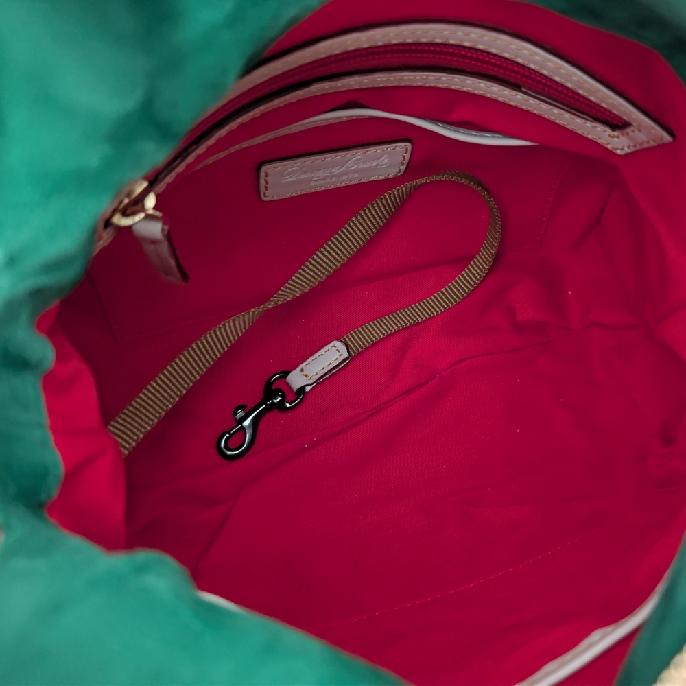 Dooney & Bourke Florentine Leather Micro Satchel In Ecru NWOT - Picture 4 of 7